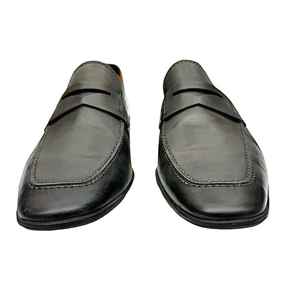 Magnanni Meruelo Penny Loafers Men’s 9.5 Catalux Grey Leather Slip-On Shoes main image 8